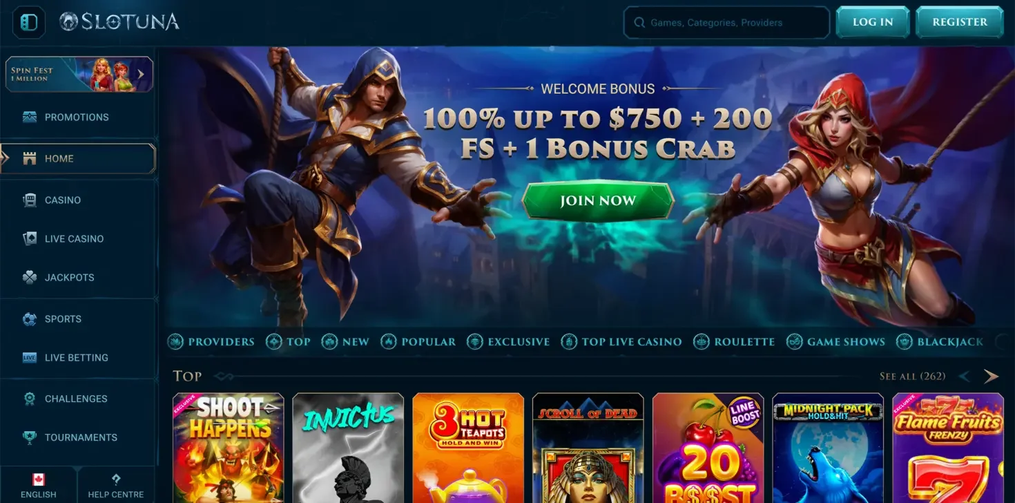 Slotuna Capture d'écran 1